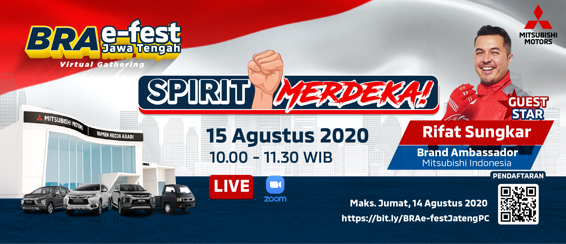 BRA e-fest; Spirit Merdeka cabang Jawa Tengah