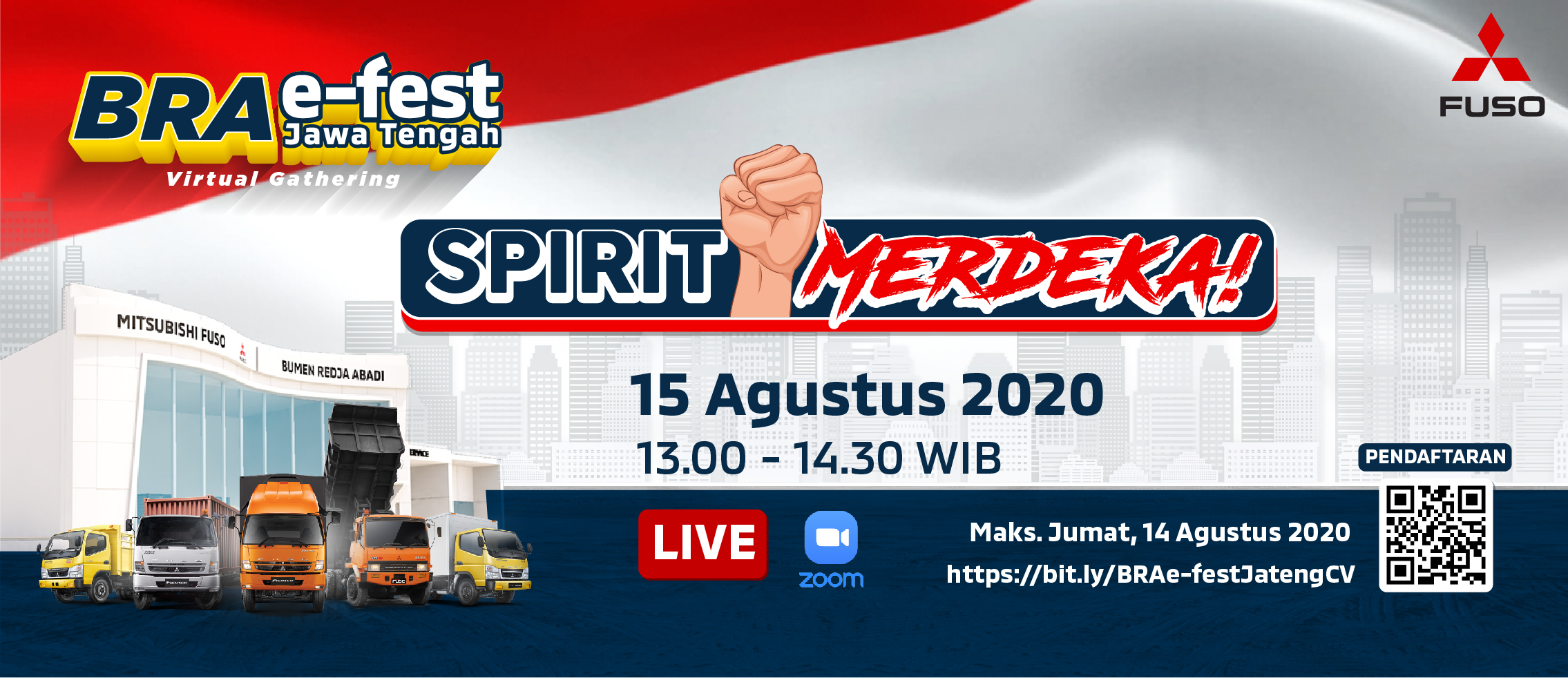 BRA e-fest; Spirit Merdeka bersama Jawa Tengah