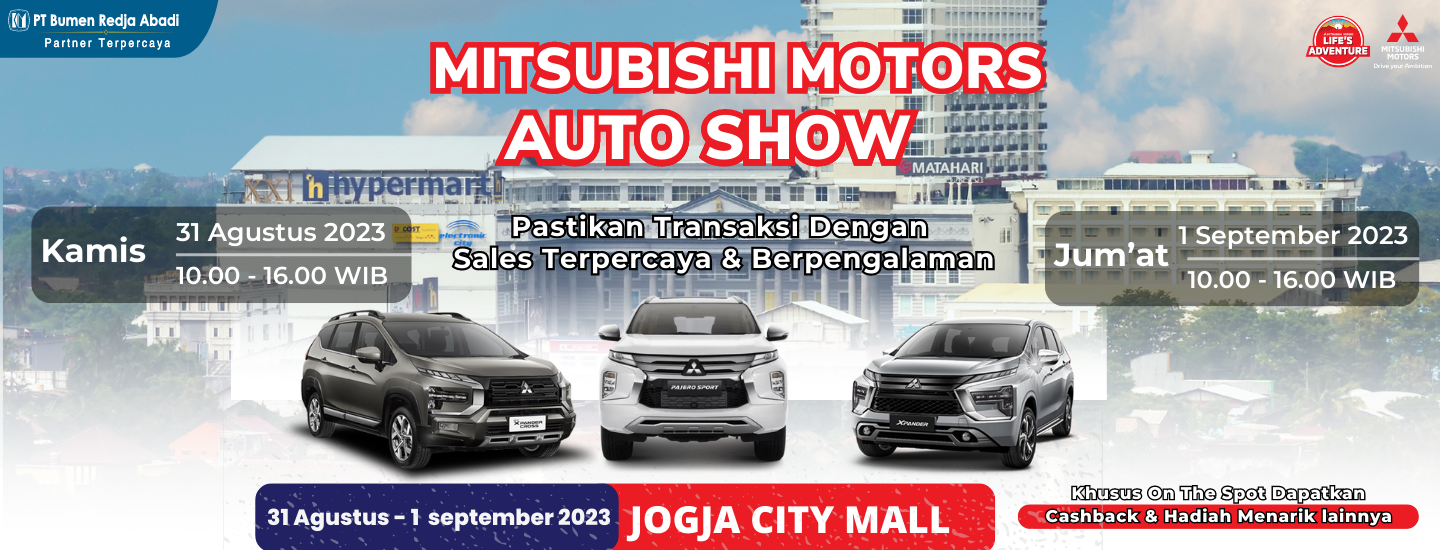 Bumen Redja Abadi Hadir di Mitsubishi Motors Auto Show Jogja City Mall