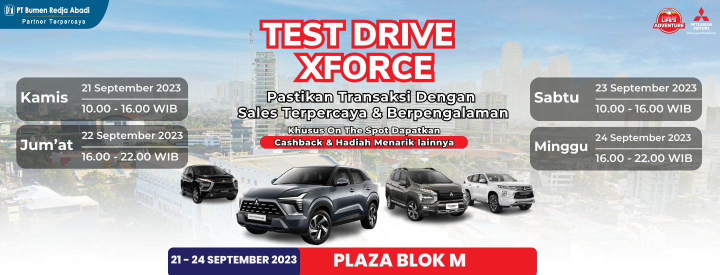 Test Drive XForce Plaza Blok M
