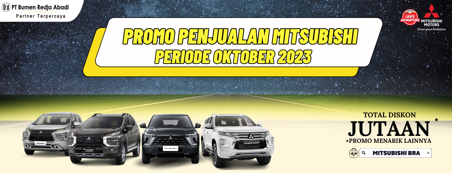 Promo Mobil Mitsubishi Periode Oktober 2023