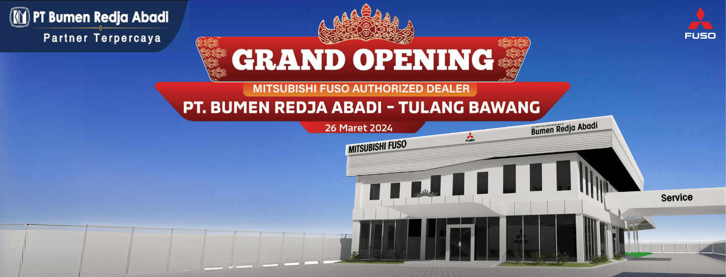 Promo Grand Opening Mitsubishi FUSO Authorized Dealer PT Bumen Redja Abadi Tulang Bawang Lampung