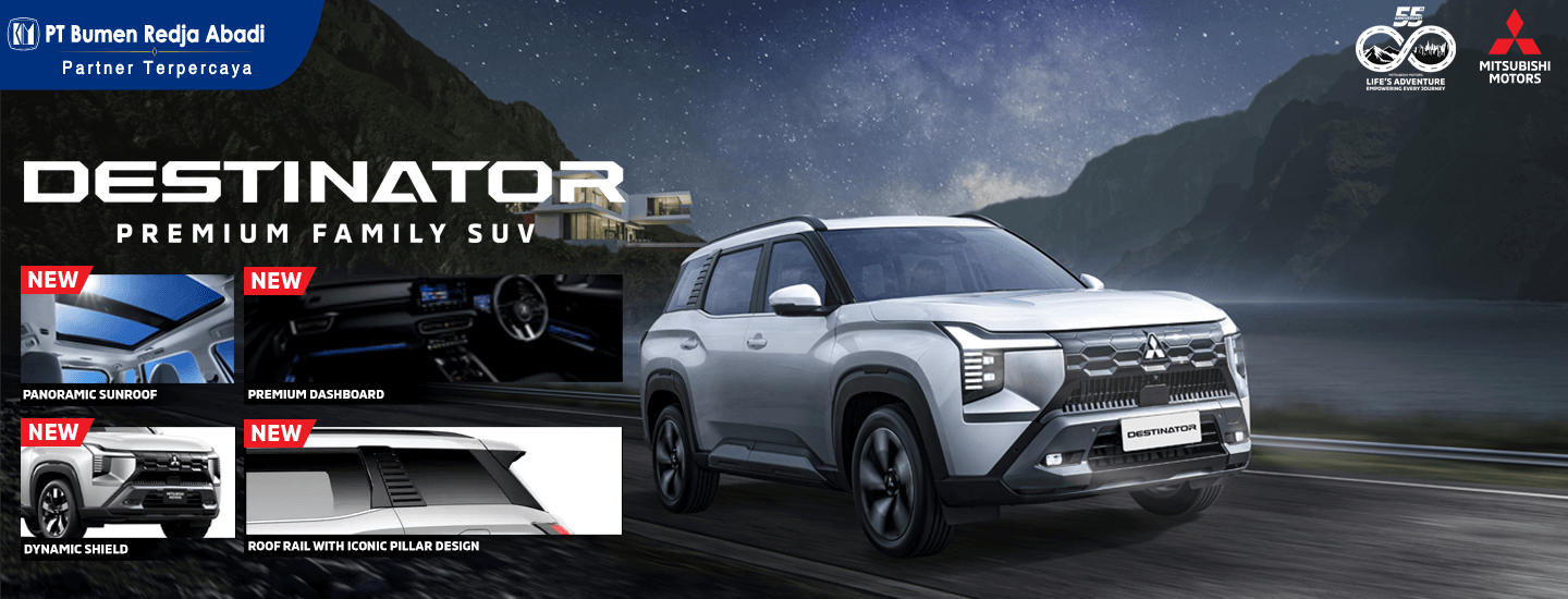 Beli Mitsubishi Destinator,  SUV Premium Keluarga Masa Kini!