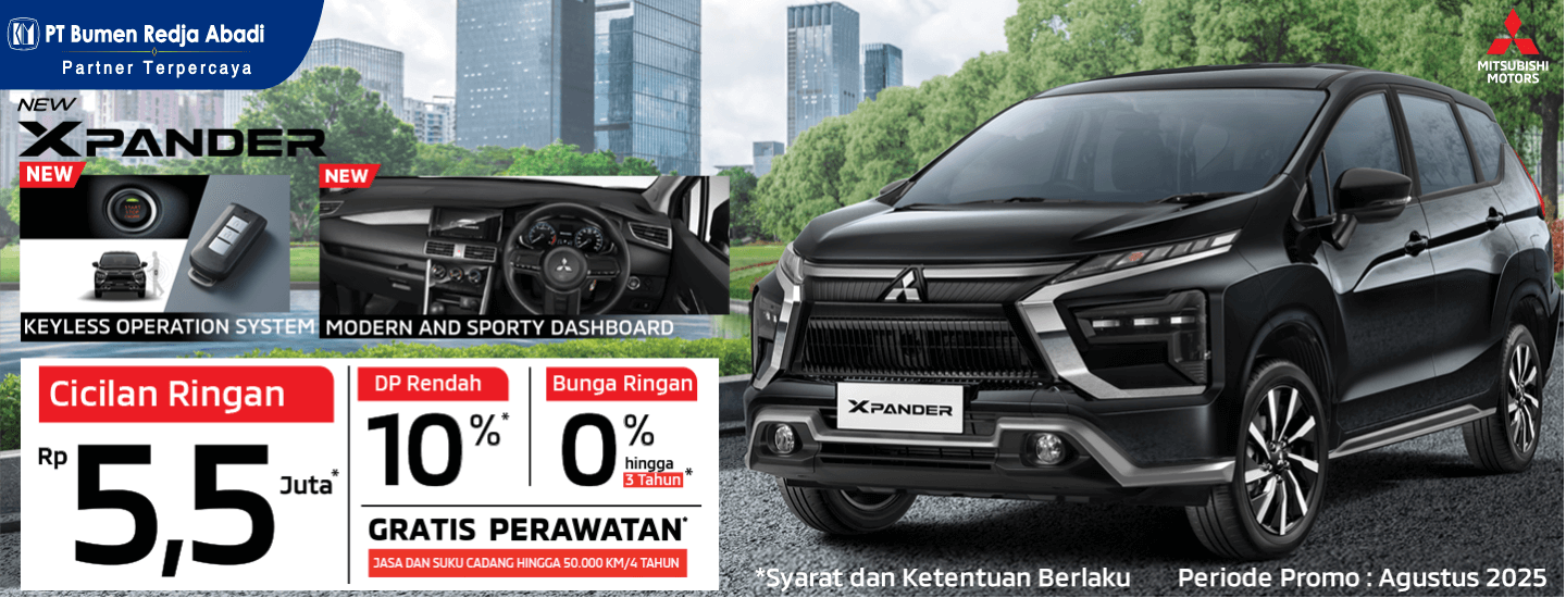 Promo Xpander Agustus 2025: Bunga Rendah Hingga Gratis Perawatan!