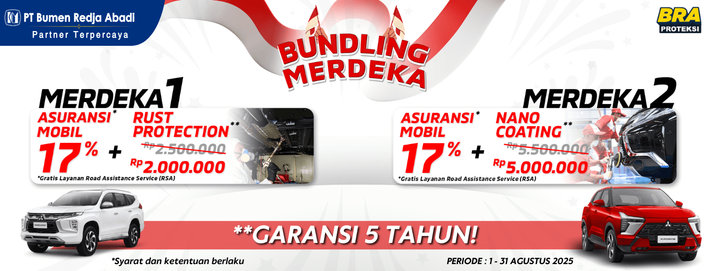Bundling Merdeka! Perlindungan Mobil Hemat & Lengkap