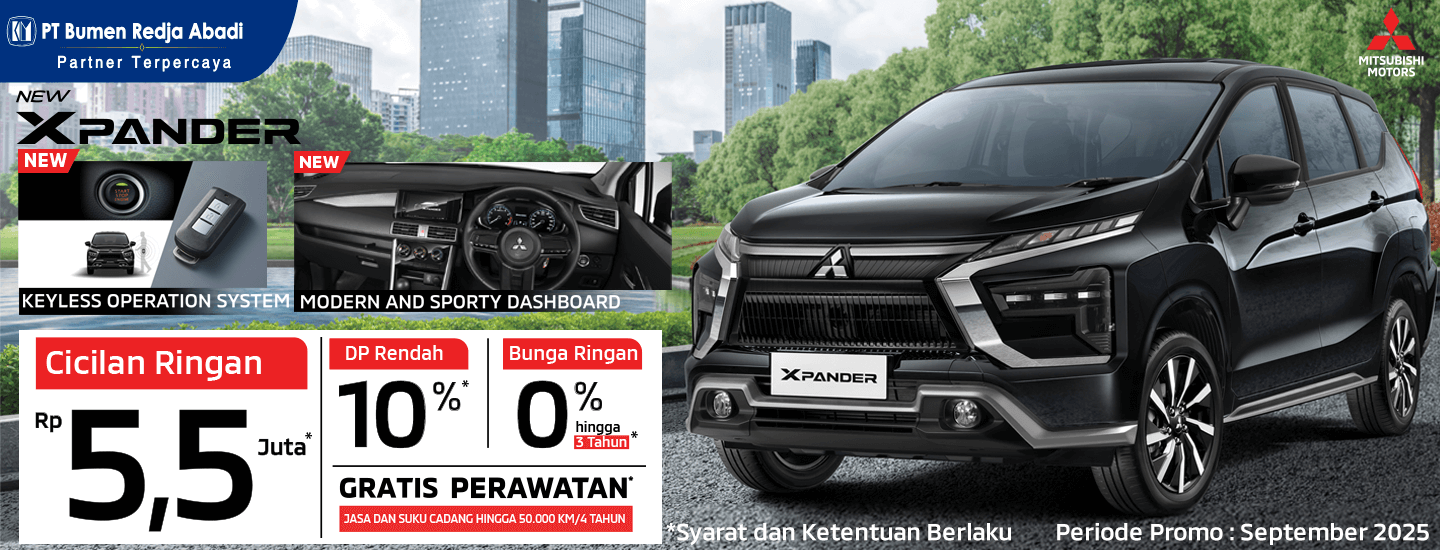 Promo Xpander Agustus 2025: Bunga Rendah Hingga Gratis Perawatan!