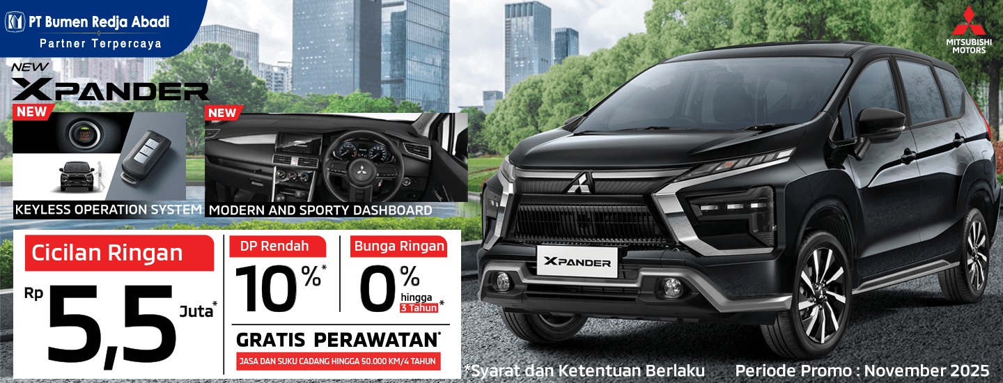 Promo Xpander Agustus 2025: Bunga Rendah Hingga Gratis Perawatan!
