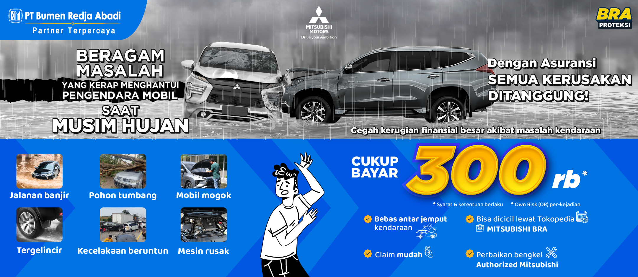 Tips Aman Mengendarai Mobil Di Musim Hujan