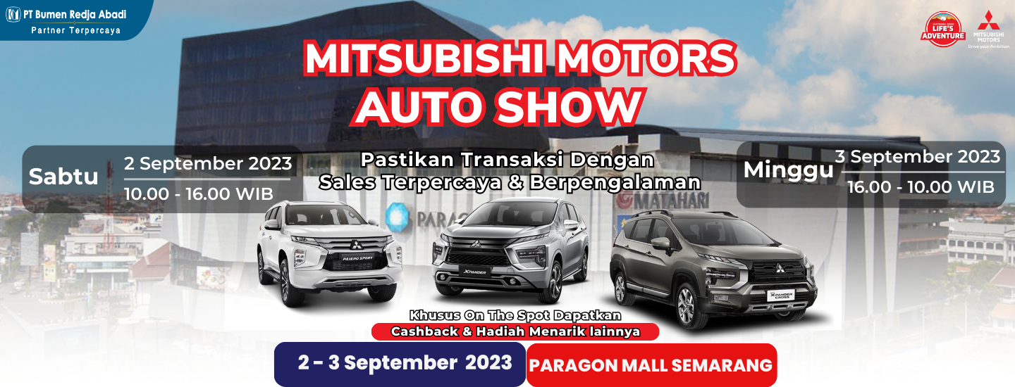 Bumen Redja Abadi Hadir di Pameran Mitsubishi Motors Auto Show Paragon Mall Semarang